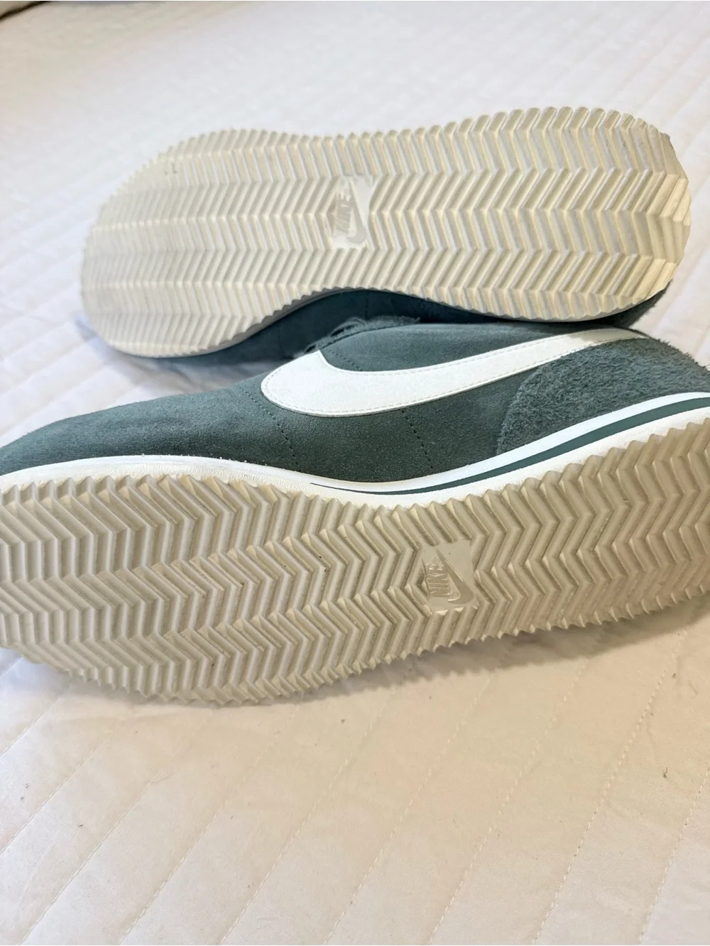 Men’s Nike Cortez Premium in Green Suede